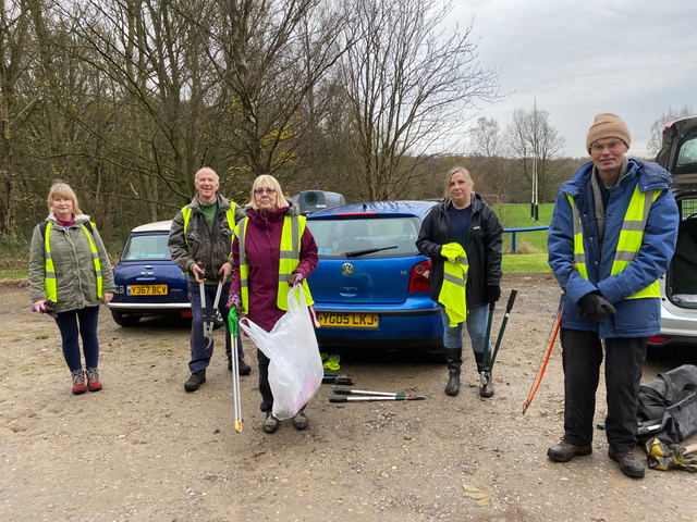 friends of Adel Woods in Old Leo's carpark, Leeds
