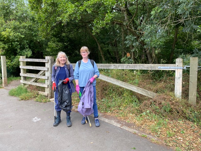 Litterpicking; Friends of Adel Woods