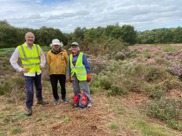 Friends of Adel Woods on Adel Moor on Wednesday the 17th August 2022