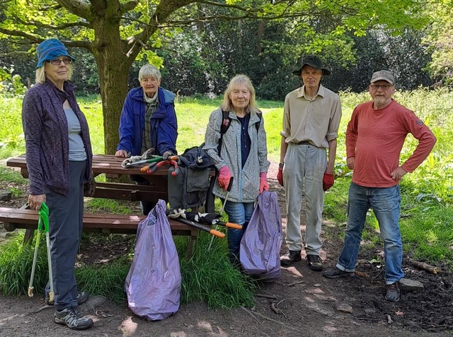 Friends of Adel Woods in Adel Woods on 21sst May 2023