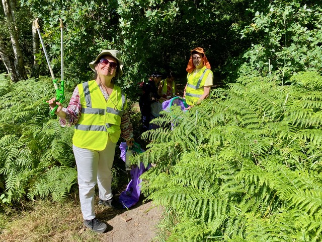 Friends of Adel Woods litterpicking on the 12th July 2025