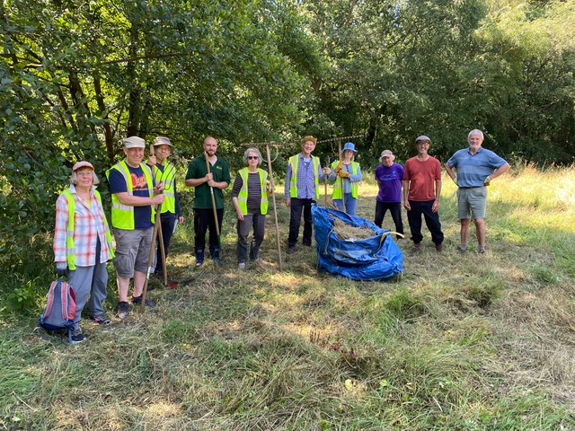 Friends of Adel Woods with Joe Craig-Jackson in the orchid meadow on the 8th August 2026
