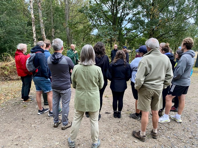 Friends of Adel Woods on a bat walk in Adel Woods on the 18th August 2026